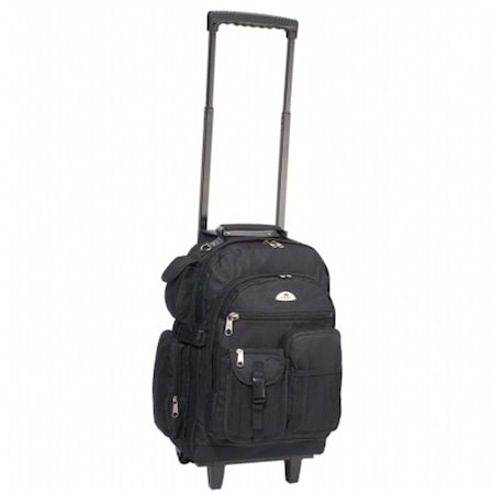 Everest Trading Everest 18.5 in. Deluxe Rolling Backpack 5045WH-BK